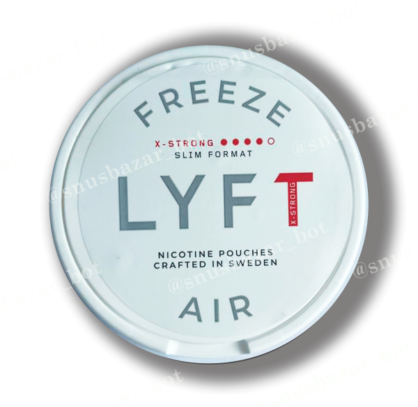 LYFT Freeze X-Strong (Швеция, оригинал) Вкус - ледяная мята
